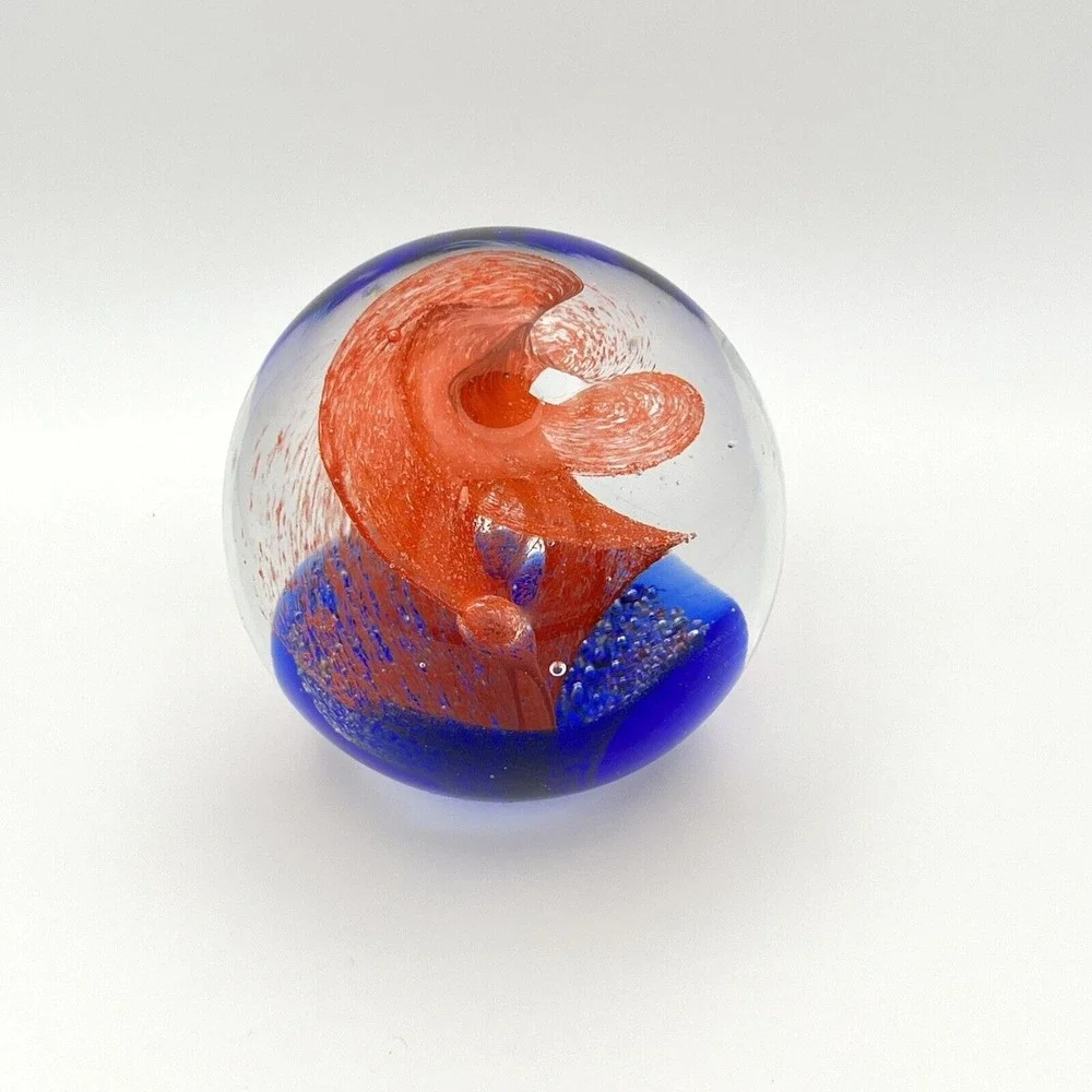 N/A glass paperweight